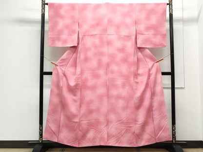 平和屋着物■上質な小紋　霞文　暈し染め　正絹　逸品　CABF1848th