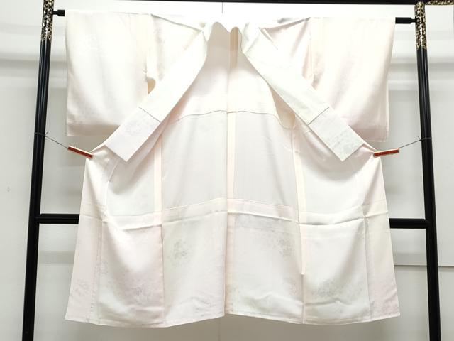 平和屋着物■長襦袢　無双仕立て　草花丸地紋　暈し染め　正絹　逸品　CABF1856th