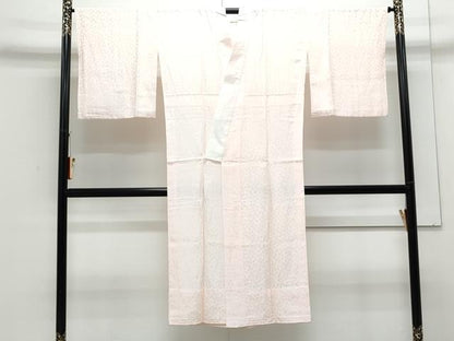 平和屋着物■長襦袢　舞花地紋　正絹　逸品　CABF1859th
