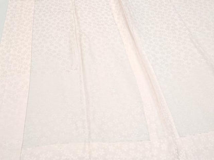 平和屋着物■長襦袢　舞花地紋　正絹　逸品　CABF1859th