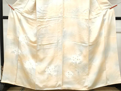平和屋着物■中国三大刺繍　相良刺繍　訪問着　紫陽花　暈し染め　正絹　逸品　CABF1860th