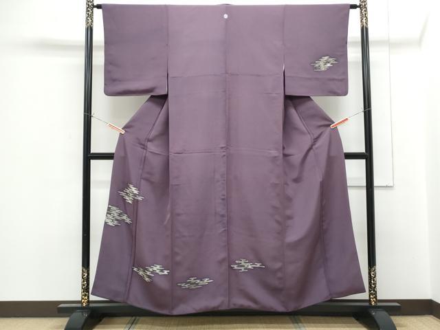 平和屋着物■訪問着　エ霞文　正絹　逸品　CABF1865th