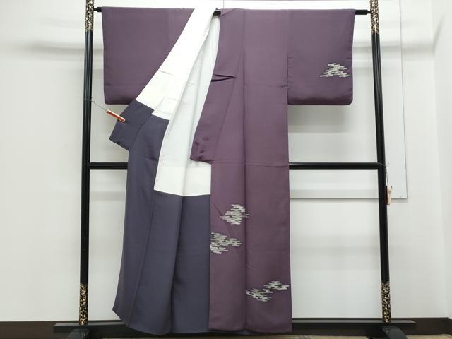 平和屋着物■訪問着　エ霞文　正絹　逸品　CABF1865th