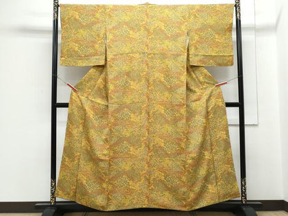 平和屋着物■上質な小紋　吉祥文　正絹　逸品　CABF1871th