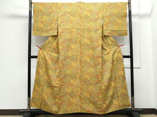 平和屋着物■上質な小紋　吉祥文　正絹　逸品　CABF1871th