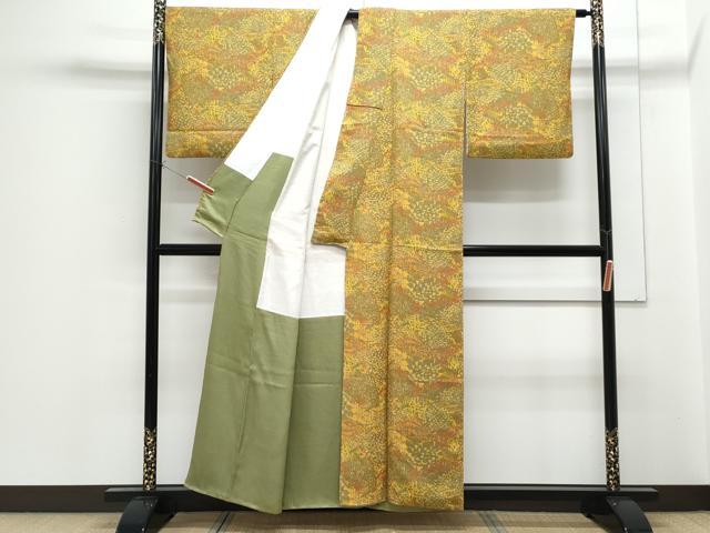 平和屋着物■上質な小紋　吉祥文　正絹　逸品　CABF1871th