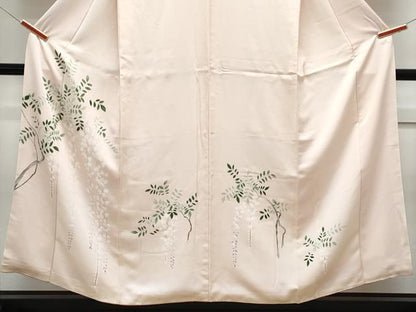 平和屋着物■訪問着　枝垂れ花文　正絹　逸品　CABF1881th
