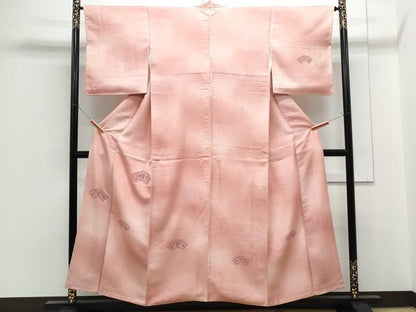 平和屋着物■訪問着　総刺繍　地紙文　暈し染め　正絹　逸品　CABF1885th