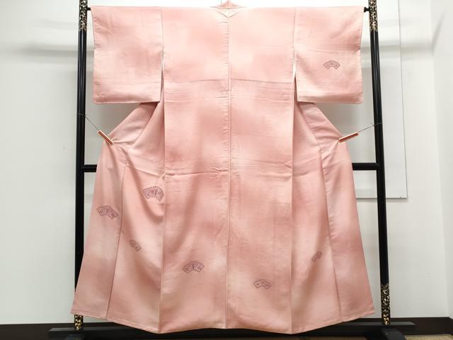 平和屋着物■訪問着　総刺繍　地紙文　暈し染め　正絹　逸品　CABF1885th