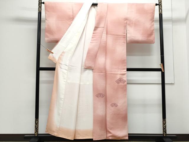 平和屋着物■訪問着　総刺繍　地紙文　暈し染め　正絹　逸品　CABF1885th