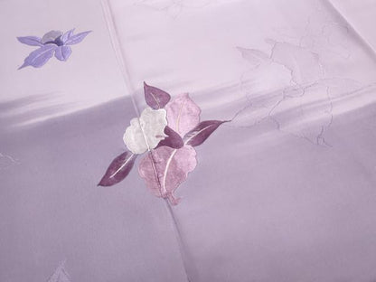 平和屋着物■訪問着　刺繍　舞花文　暈し染め　正絹　逸品　CABF1891th