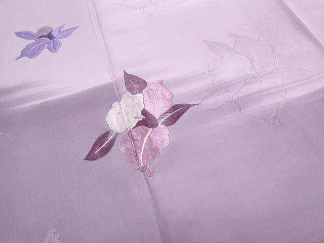 平和屋着物■訪問着　刺繍　舞花文　暈し染め　正絹　逸品　CABF1891th
