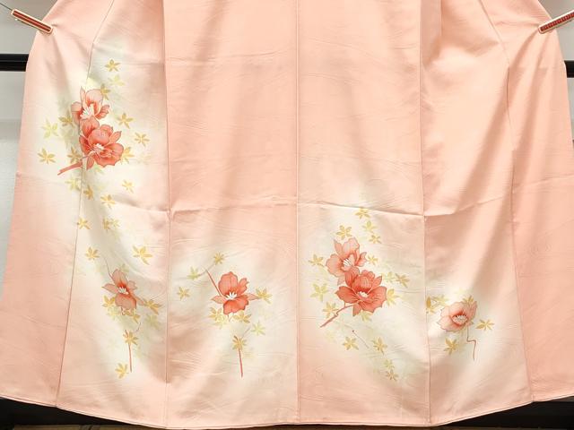 平和屋着物■訪問着　草花文　暈し染め　金彩　正絹　逸品　CABF1895th