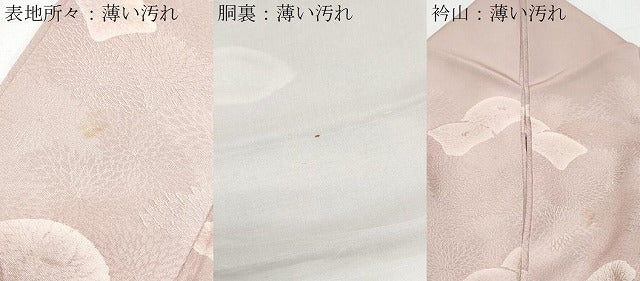 平和屋着物■訪問着　刺繍　地紋起こし　菊青海波　正絹　逸品　CABF1899th