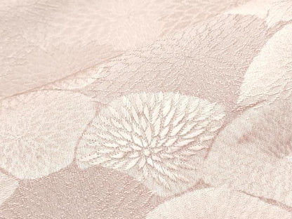 平和屋着物■訪問着　刺繍　地紋起こし　菊青海波　正絹　逸品　CABF1899th