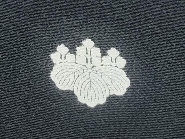 平和屋着物■豪華黒留袖　駒刺繍　飛鶴文　正絹　逸品　CABF1906th