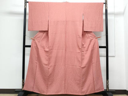 平和屋着物■上質な小紋　箔散らし　正絹　逸品　CABF1911th