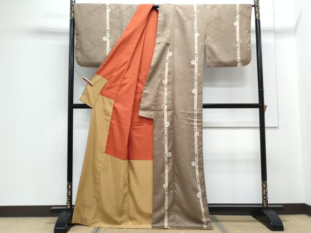 平和屋着物■小紋　花間道　正洗える着物　CABF1925th