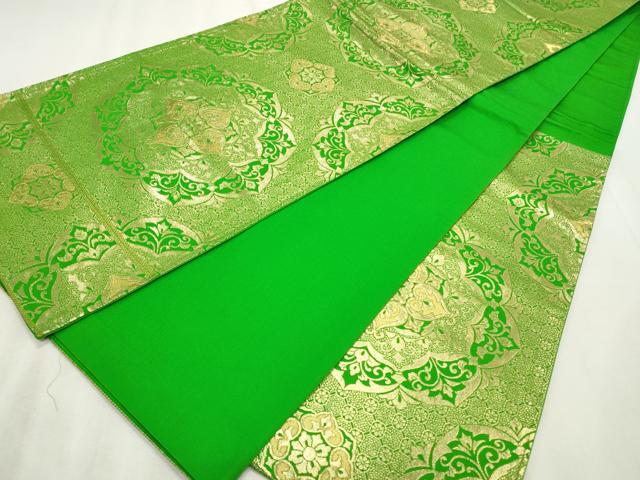 平和屋着物◎六通柄袋帯　宝繍　金糸　正絹　逸品　CABF2209qe