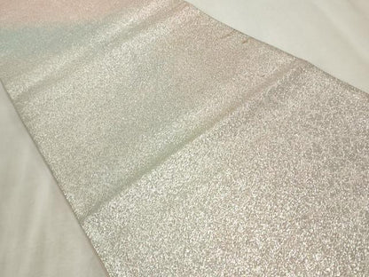 平和屋着物◎六通柄袋帯　霞文　銀糸　正絹　逸品　CABF2216qe