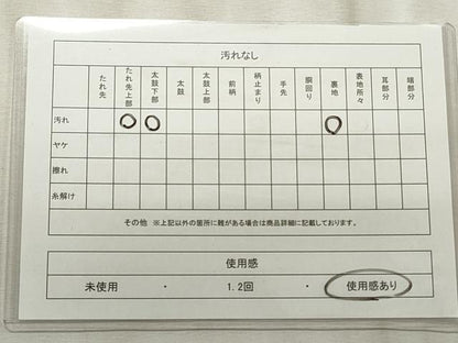 平和屋着物◎六通柄袋帯　孔雀花文　銀糸　正絹　逸品　CABF2224qe
