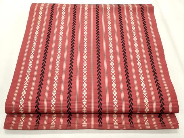平和屋着物◎本場筑前博多織 八寸名古屋帯 献上 正絹 逸品 CABF2283qe