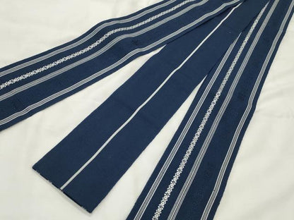 平和屋着物◎男性 本場筑前博多織 角帯 献上 正絹 逸品 CABF2290qe