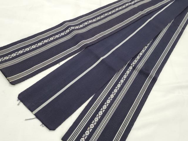 平和屋着物◎男性 本場筑前博多織 角帯 献上 正絹 逸品 CABF2293qe
