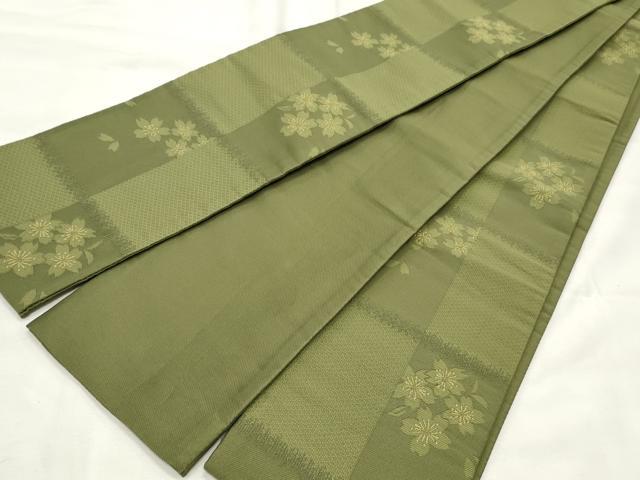 平和屋着物◎半幅帯 舞桜文 CABF2304qe