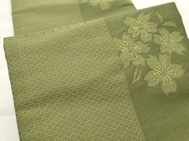 平和屋着物◎半幅帯 舞桜文 CABF2304qe