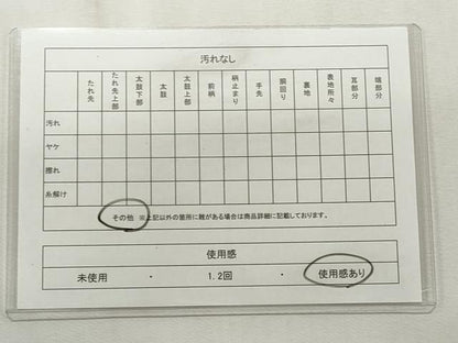 平和屋着物◎六通柄袋帯　笹竹文　金銀糸　正絹　逸品　CABF2326qe