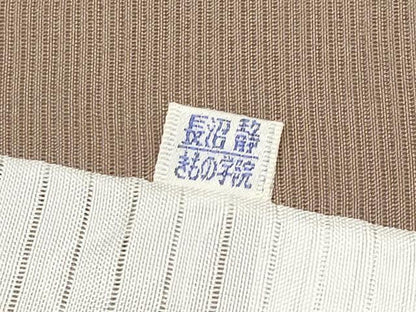 平和屋着物＊夏物 訪問着 絽 手描き 枝花文 シルエット 正絹 逸品 CABF2442tx