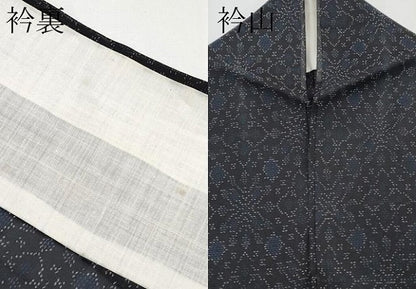 平和屋着物＊夏物 本場大島紬 夏大島 菱吉祥文 正絹 逸品 CABF2443tx