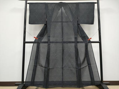 平和屋着物＊夏物 本場大島紬 夏大島 菱吉祥文 正絹 逸品 CABF2443tx