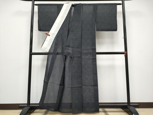 平和屋着物＊夏物 本場大島紬 夏大島 菱吉祥文 正絹 逸品 CABF2443tx