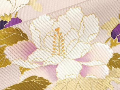 平和屋着物＊夏物 訪問着 絽 駒刺繍 枝花文 金彩 正絹 逸品 CABF2444tx