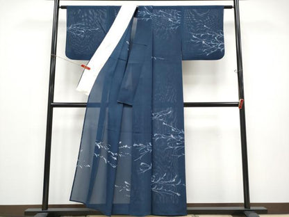 平和屋着物＊夏物 訪問着 絽 ろうけつ染 枝花文 正絹 逸品 CABF2445tx