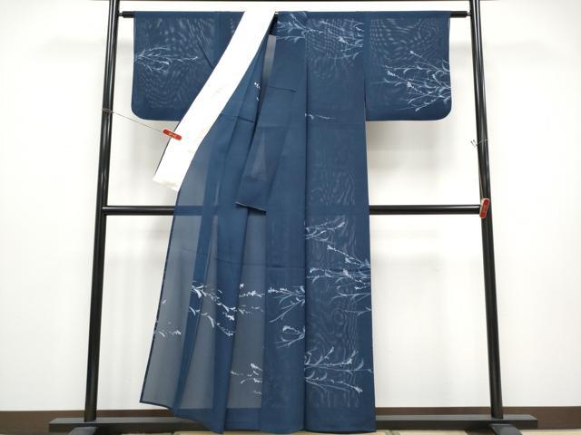平和屋着物＊夏物 訪問着 絽 ろうけつ染 枝花文 正絹 逸品 CABF2445tx