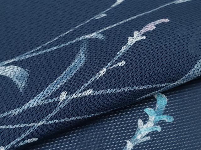平和屋着物＊夏物　訪問着　絽　ろうけつ染　枝花文　正絹　逸品　CABF2445tx 平和屋着物＊夏物 訪問着 絽 ろうけつ染 枝花文 正絹 逸品 CABF2445tx