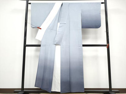 平和屋着物＊夏物 訪問着 縦絽 暈し染め 正絹 逸品 CABF2449tx