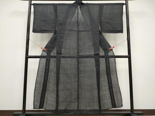 平和屋着物＊夏物　重要無形文化財　本場宮古上布　苧麻　逸品　CABF2454tx