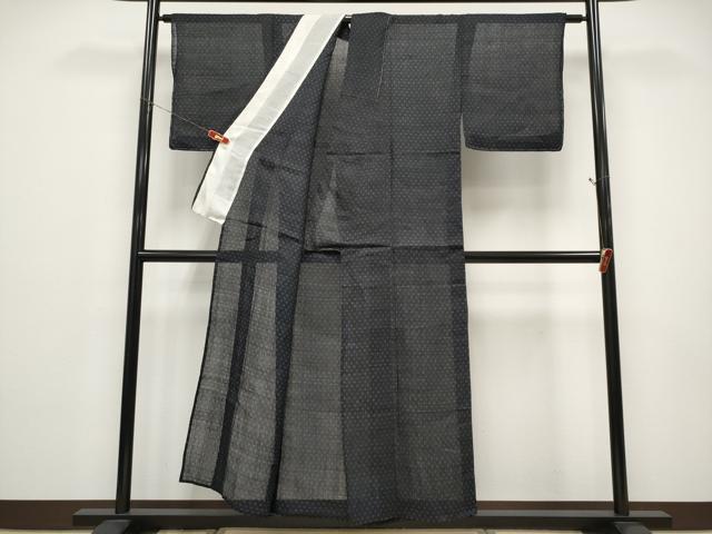 平和屋着物＊夏物　重要無形文化財　本場宮古上布　苧麻　逸品　CABF2454tx
