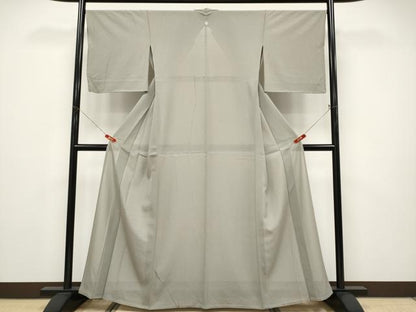 平和屋着物＊夏物 色無地 絽 利休白茶色地 正絹 逸品 未使用 CABF2458tx