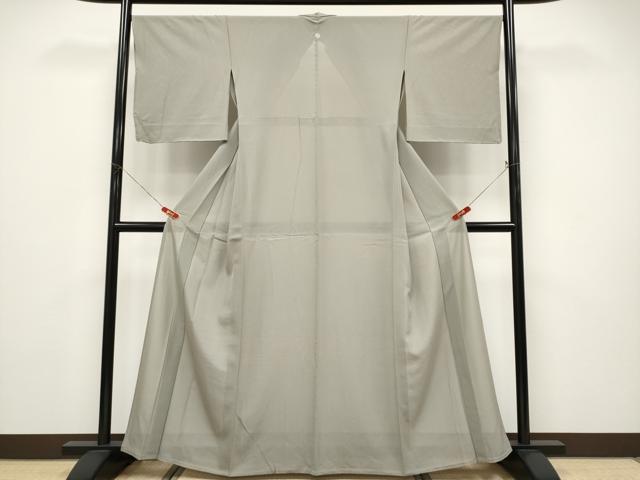平和屋着物＊夏物 色無地 絽 利休白茶色地 正絹 逸品 未使用 CABF2458tx