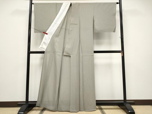 平和屋着物＊夏物 色無地 絽 利休白茶色地 正絹 逸品 未使用 CABF2458tx