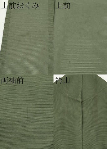 平和屋着物＊夏物 色無地 絽 仙斎茶色 洗える着物 CABF2462tx