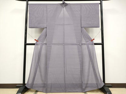 平和屋着物＊夏物 色無地 変わり絽 半色 正絹 逸品 CABF2464tx