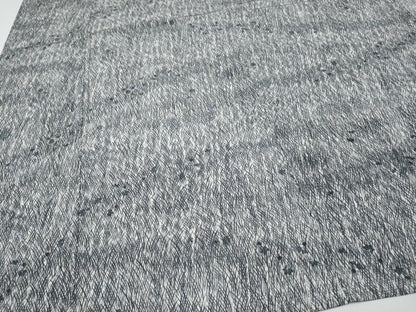 平和屋着物＊夏物 小紋 絽 草花文 五泉 反端付き 正絹 逸品 CABF2472tx