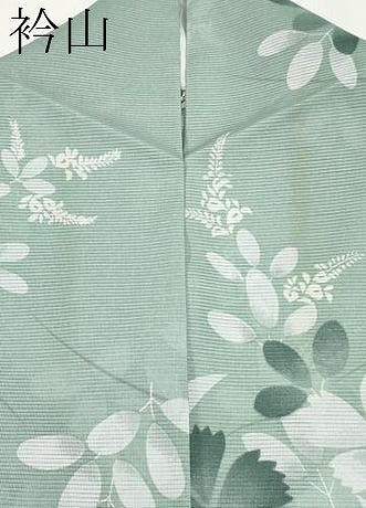 平和屋着物＊夏物 小紋 絽 舞花文 洗える着物 CABF2484tx