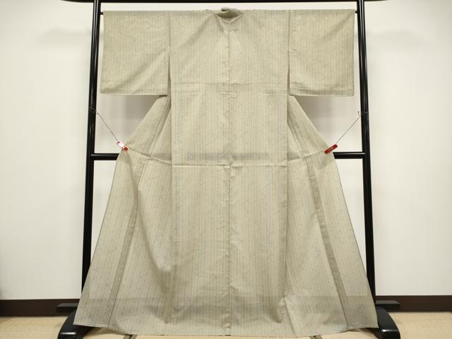 平和屋着物＊夏物　小紋　絽　溢れ松葉　洗える着物　CABF2485tx 平和屋着物＊夏物 小紋 絽 溢れ松葉 洗える着物 CABF2485tx